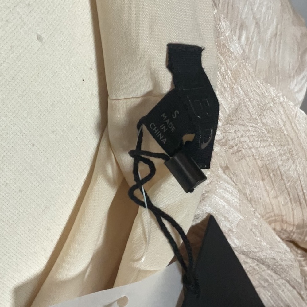 NBD Angus Mini Dress in Champagne Butterfly, Size: S - Picture 12 of 12